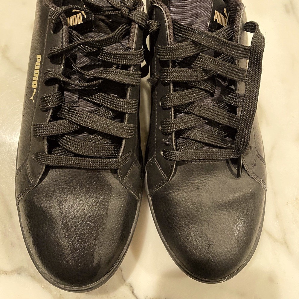 Puma black sneakers